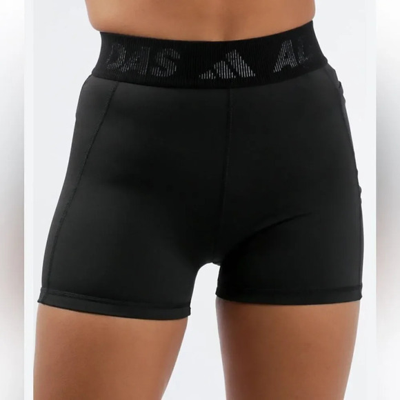 Adidas Women Techfit Badge Of Sport Short Tights GL0689 VOLLEYBALL SHORT - Picture 3 of 7
